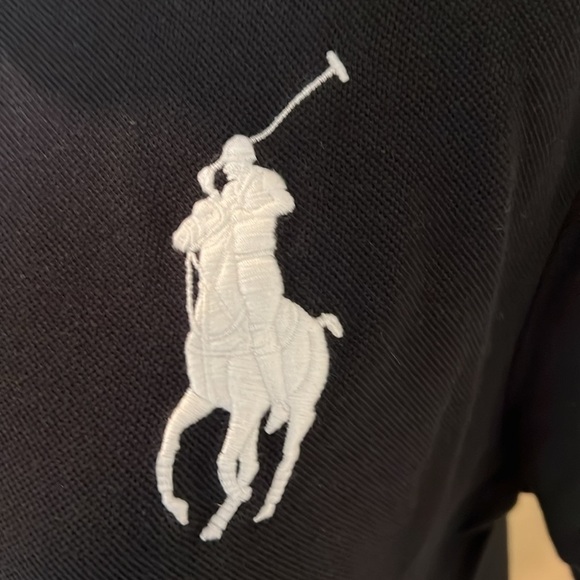 POLO RALPH LAUREN White Pony Skinny Fit Polo Size M - Picture 5 of 9